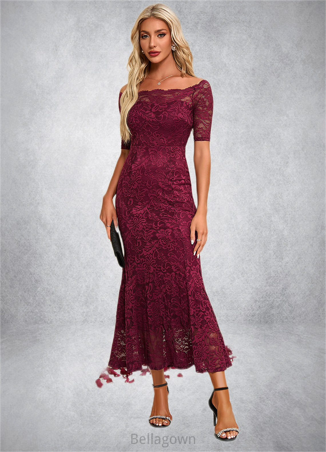 Kali Boat Neck Elegant Trumpet/Mermaid Lace Maxi Dresses DNP0022251