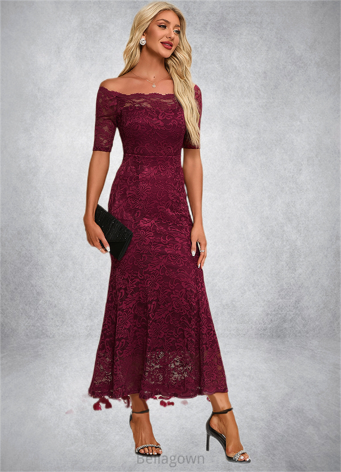 Kali Boat Neck Elegant Trumpet/Mermaid Lace Maxi Dresses DNP0022251