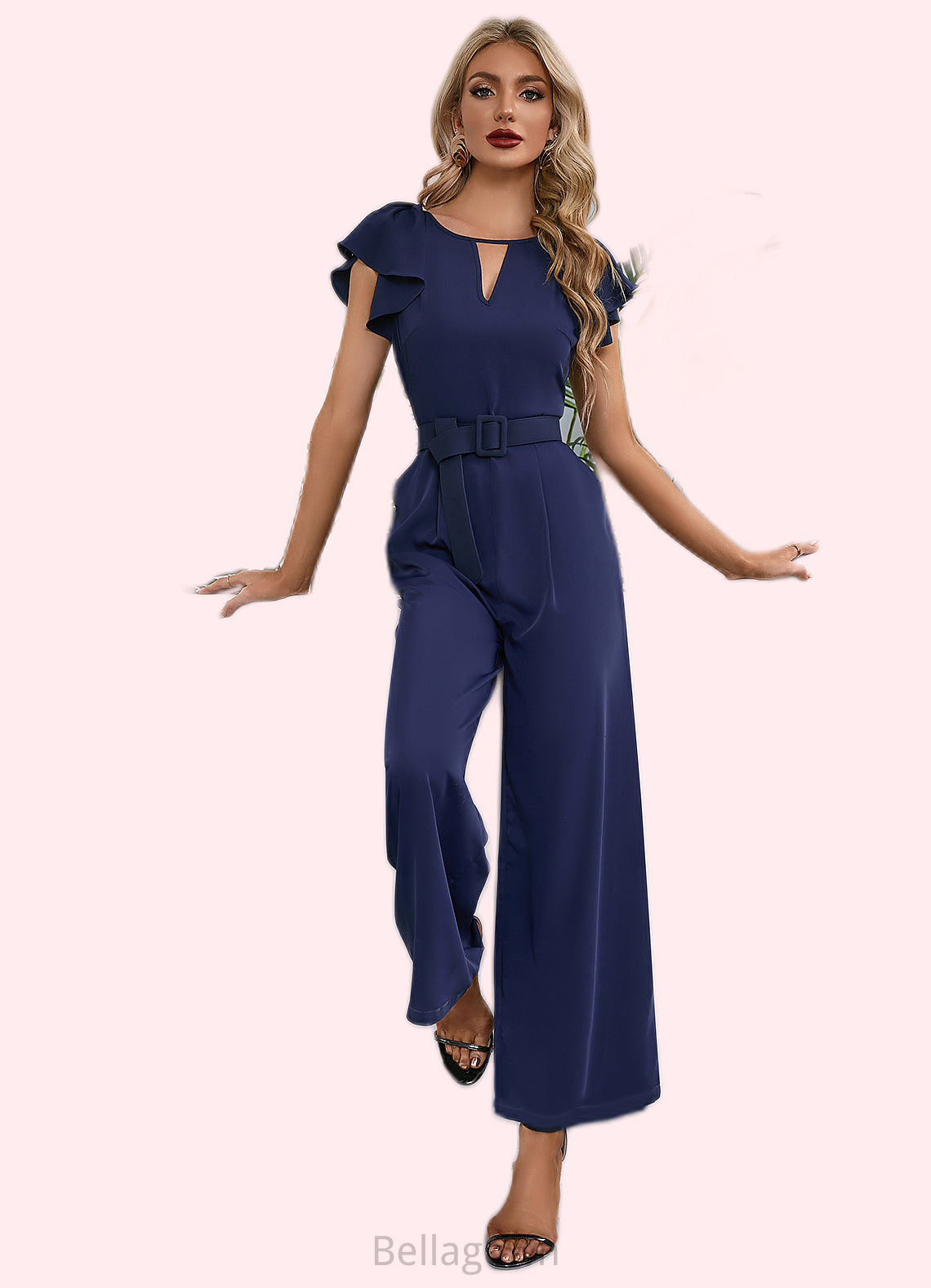 Annabel Scoop Elegant Jumpsuit/Pantsuit Polyester Maxi Dresses DNP0022417