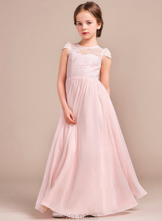 A-LineScoopNeckFloor-LengthChiffonLaceJuniorBridesmaidDress#81155 Taliyah Junior Bridesmaid Dresses