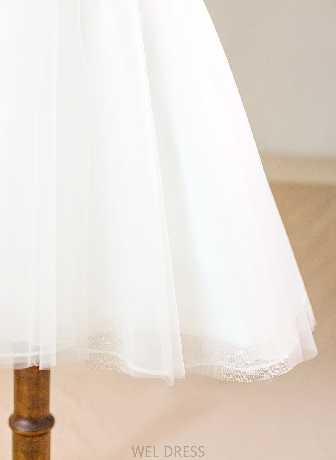 Flower Girl Dresses Sash Scoop Gown - Tulle Ball Flower Neck With Knee-length Renee Sleeveless Girl Dress