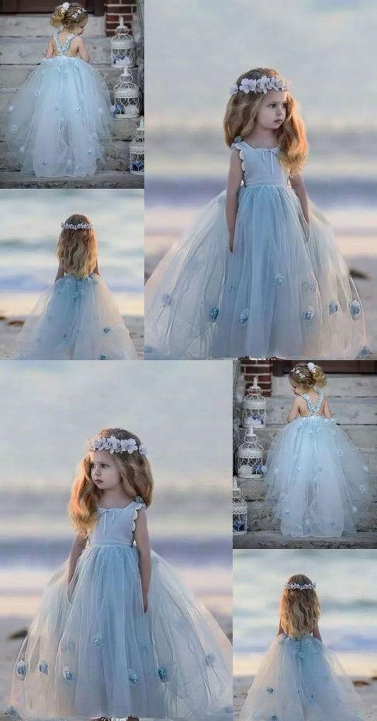 Princess Floor Length Flower Girl Homecoming Dresses Persis Dress CD12109